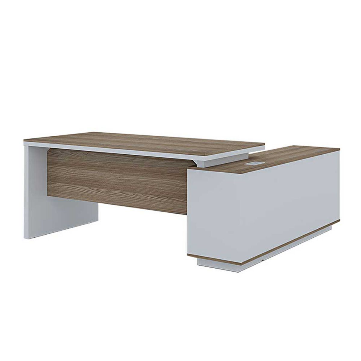 Escritorio Rodler Legend Café 180 x 170 cm.