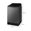 Lavadora Automática Samsung WA15CG5441BDZS 15 kg.