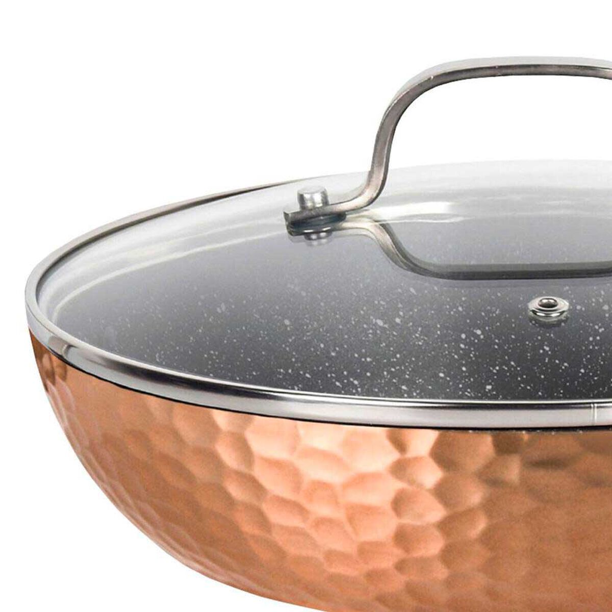 Sart&eacute;n Acero Inoxidable con Tapa Simplit Copper 28 cm