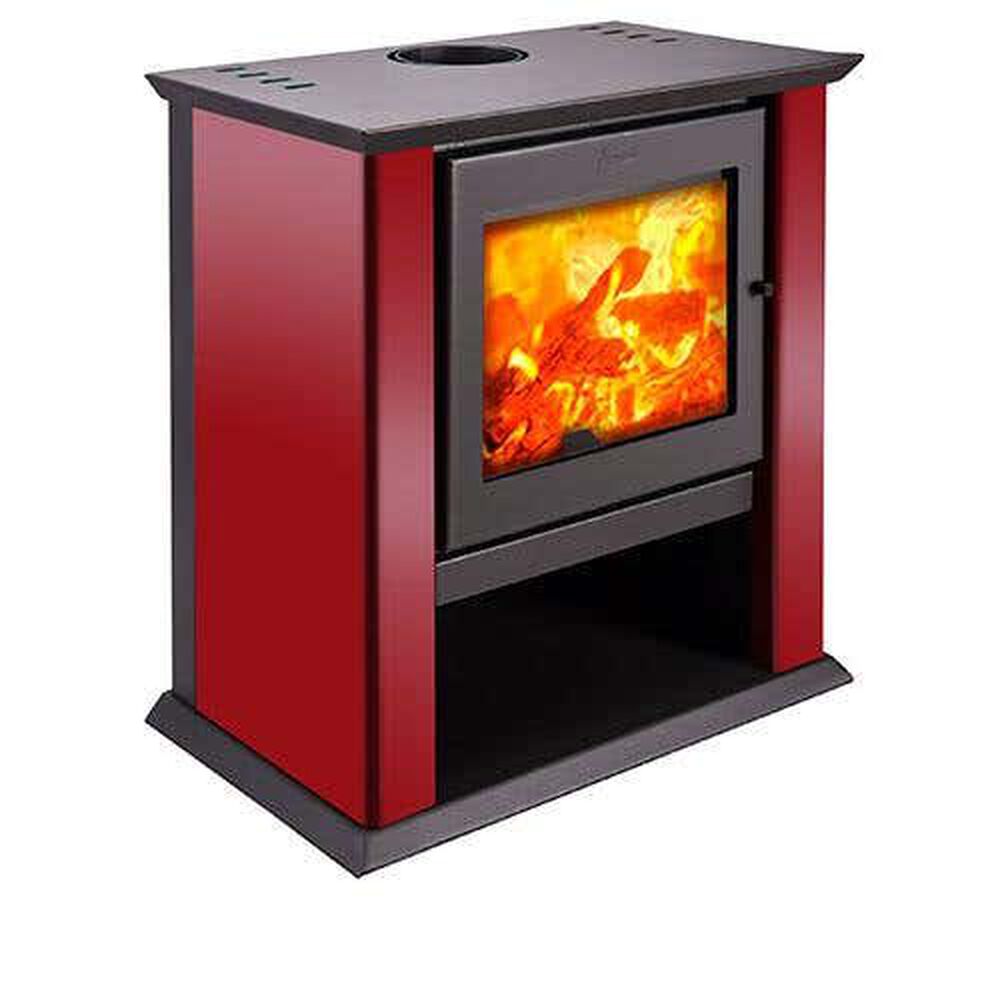 Calefactor a Leña Amesti Classic 500 Rojo