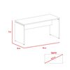 Combo Escritorio + Gabinete 2 Puertas TuHome Home Office Negro Soft-Co&ntilde;ac