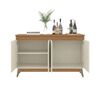 Buffet Exit Trento 4 Puertas Blanco
