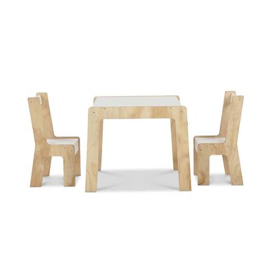 Mesa CIC Kids 2 Sillas Blanco