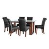 Juego de Comedor Latam Home Pamplona Girona 6 Sillas PU Beige