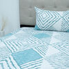 Quilt Doral Hotpress Estampado 1,5 Plazas Aqua