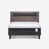 Combo Cama Europea Rosen 2 Plazas New Style 6 BN + Respaldo Ferrara