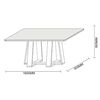 Juego de Comedor Jdo & Design Caroline Celeste 6 Sillas 