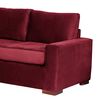 Sofá Cama Latam Home Livorno 3 Cuerpos Burdeo