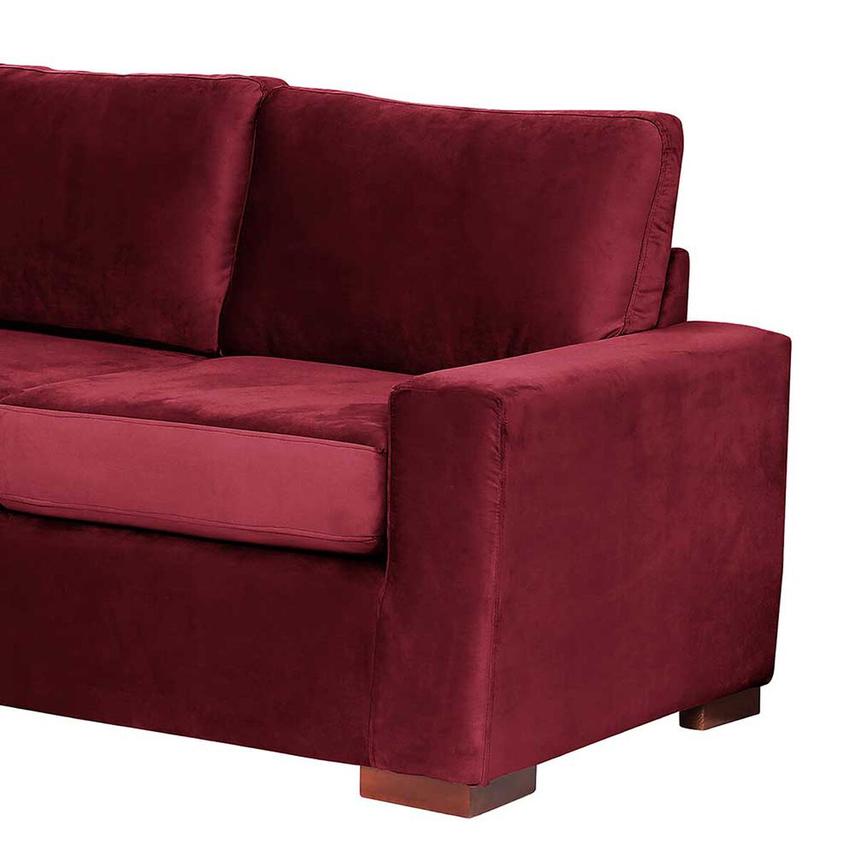 Sofá Cama Latam Home Livorno 3 Cuerpos Burdeo
