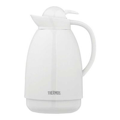 Termo Thermos Jarra de Vidrio Blanco 1 lt