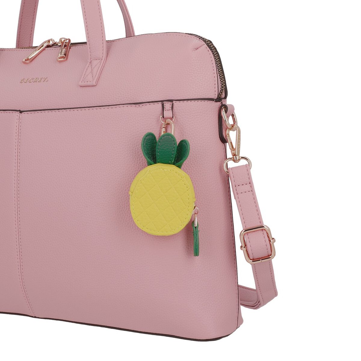 Cartera de Mujer Porta Laptop 14" Secret Aruba SC7 Grande Rosado