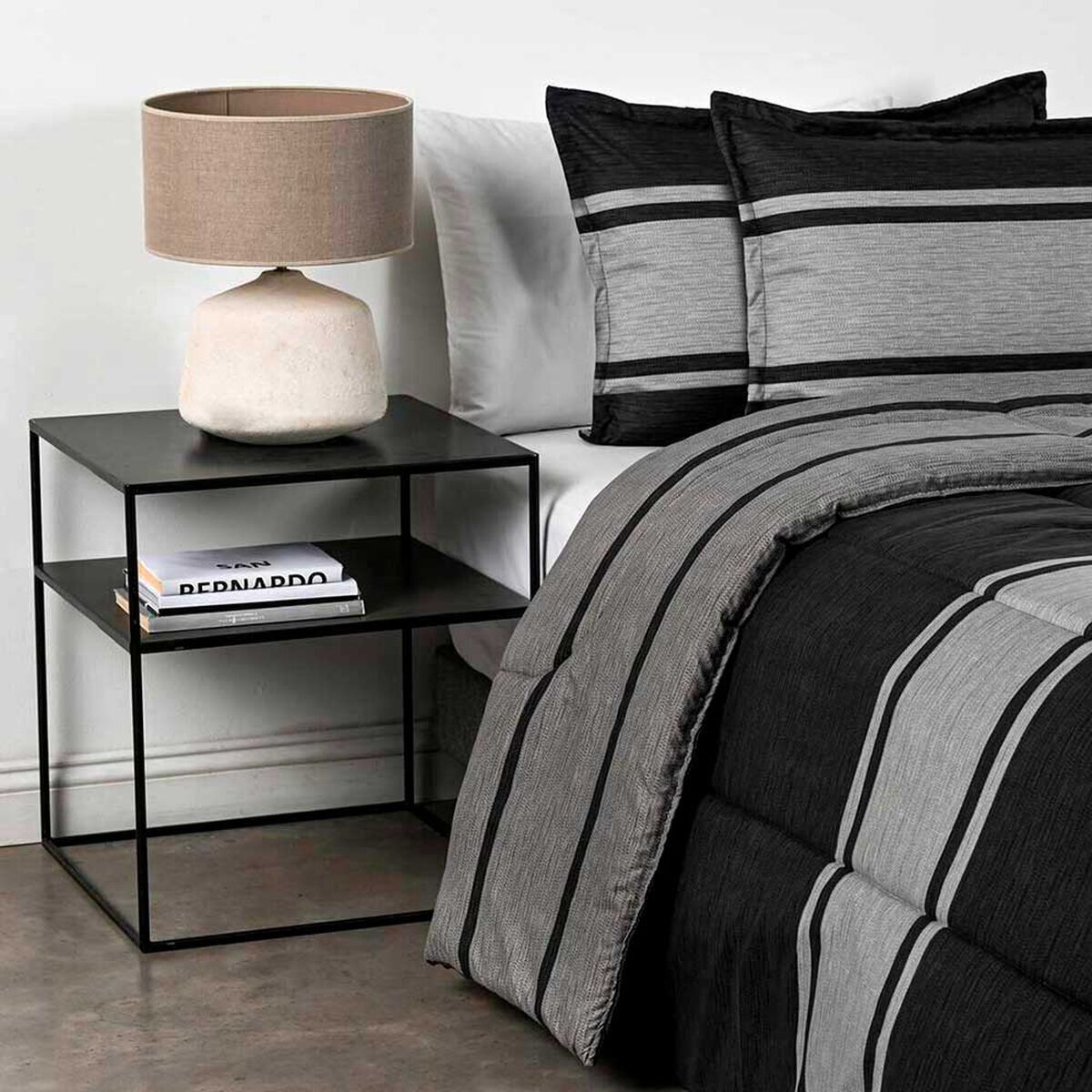 Plum&oacute;n Cannon 2 Plazas Yarn Negro