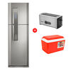 Combo Refrigerador No Frost Fensa DW44S 400 lts. + Tostador de Pan Somela Perfect Toast + Cooler Wenco 22 lt.