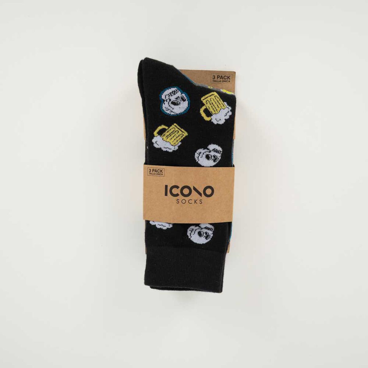 Pack 3 Calcetines Largos Hombre Icono