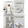 Andador Caminador 5 En 1 con Apoya Pies Lubabycas Gris
