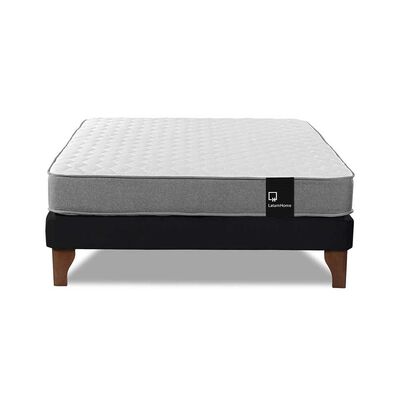 Imagen 2 del producto Cama Europea Latam Home Full Zen Best Tela Velvet Negro