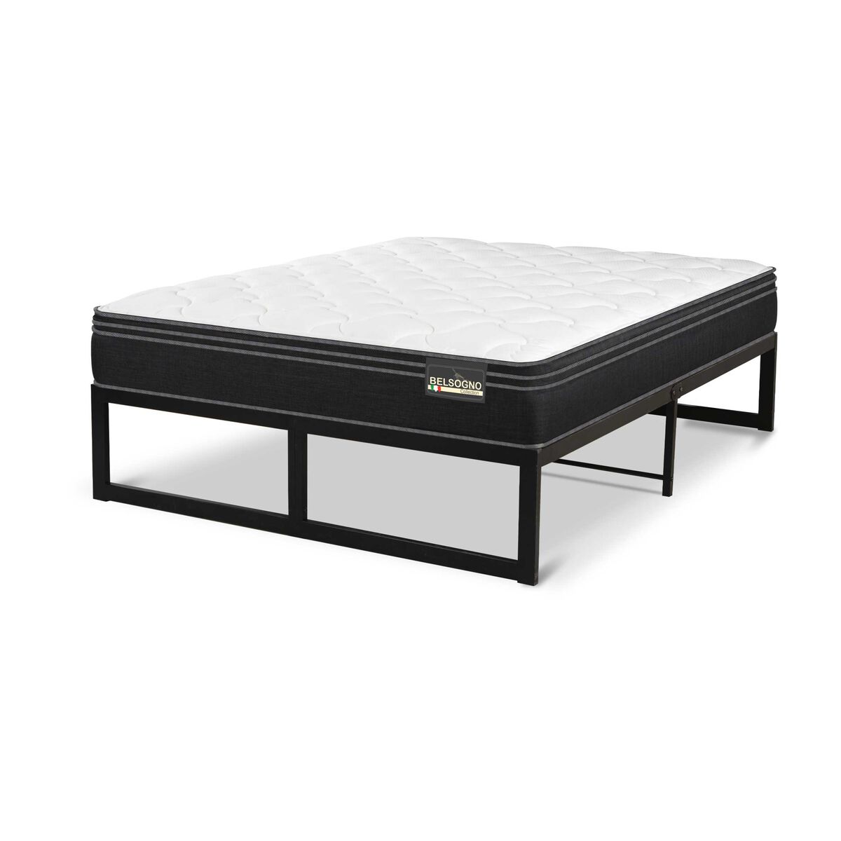 Cama Europea Belsogno 2 Plazas Premium