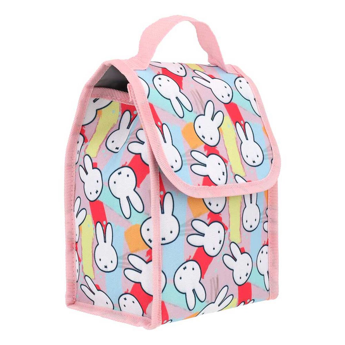 Pack Mochila, Estuche y Lonchera Rosada Miffy