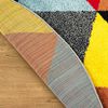 Alfombra  Modalfo Florida Multicolor 160 x 160 cm