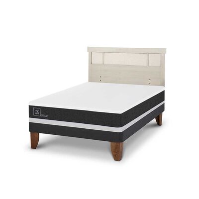 Imagen 2 del producto Cama Europea CIC 2 Plazas Ortopedic + Respaldo Dublin Alpino