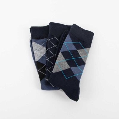 Imagen 2 del producto Pack 3 Calcetines Hombre Zibel Multicol