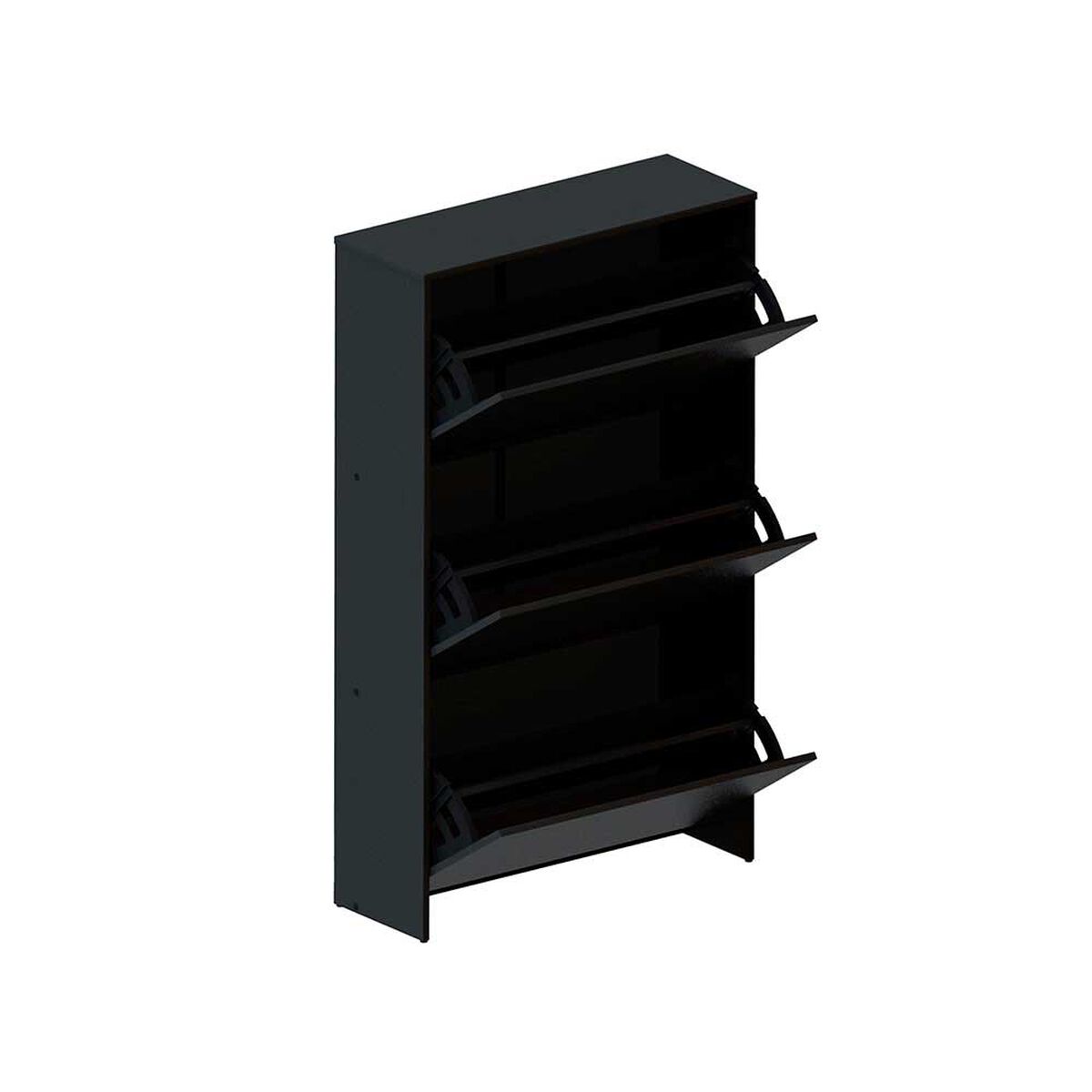 Zapatera Vekkahome Americana 3 Puertas Negra