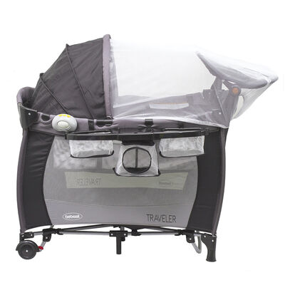 Imagen 2 del producto Cuna Corral Pack & Play Traveler Balancin Mudador Musica Gris Bebesit