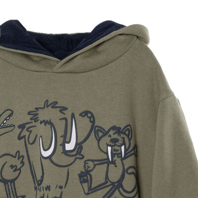 Imagen 2 del producto Polerón Capucha Bebé Chess Baby Oliva, Rojo, Royal