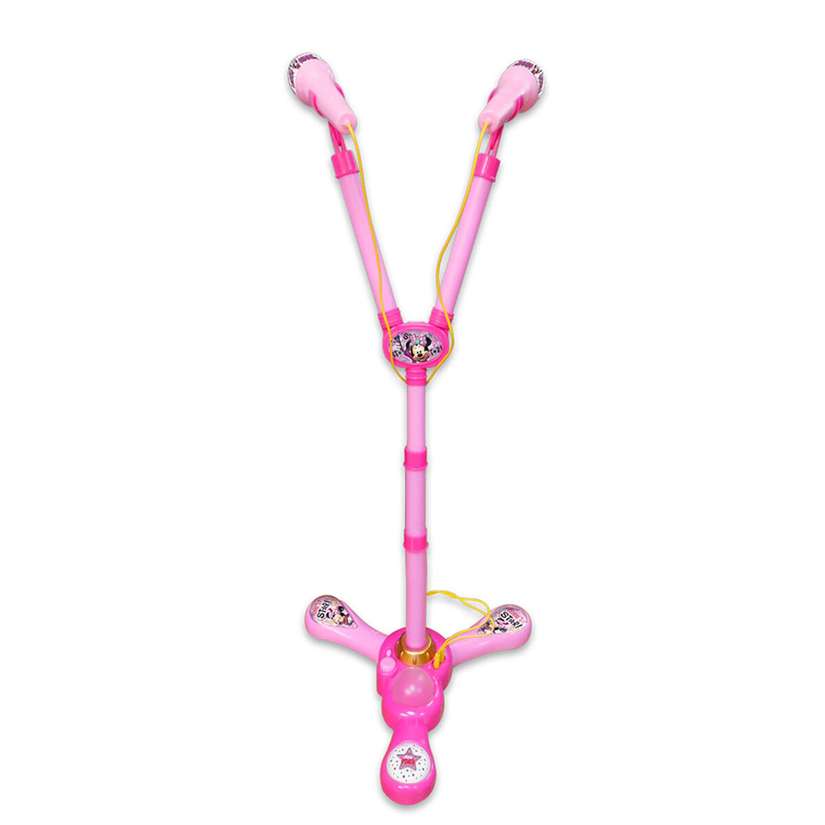 Set Microfonos Con Pedestal Minnie Disney