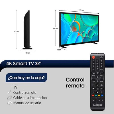 Imagen 2 del producto Smart TV Samsung 32"" HD 4KUN32H5000FGXZS