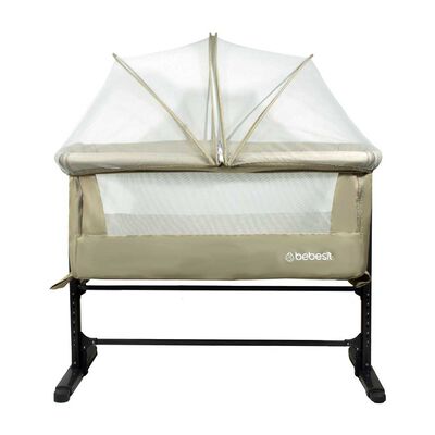 Imagen 2 del producto Cuna Colecho con Mosquitero MySide LX Beige Bebesit