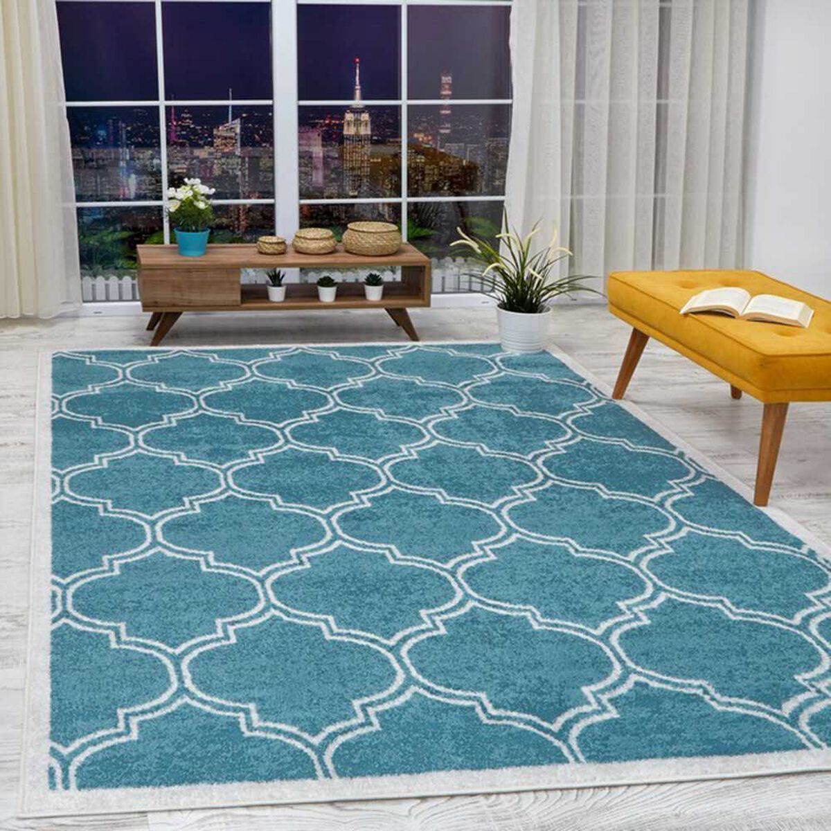 Alfombra Modalfo Siesta Turquesa 305 x 240 cm