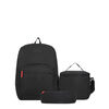 Triple Pack 5XT Mochila Niño Xtrem Negro/Rojo