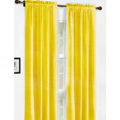 Imagen 1 del producto Combo Cortinas Doral Agatha 220 x 140 cm Mostaza