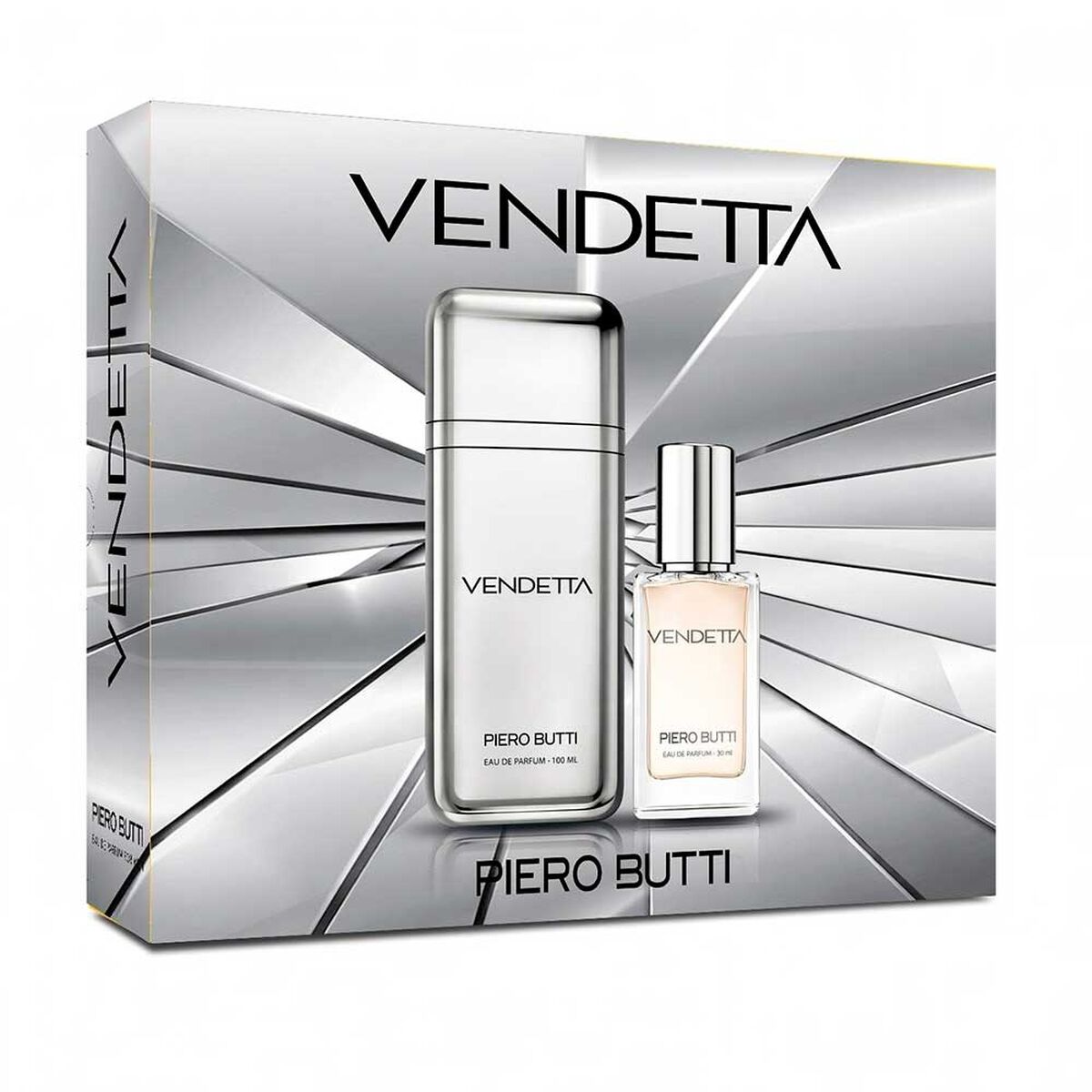 Set Perfume Piero Butti Hombre Vendetta EDP 100 ml + Miniatura