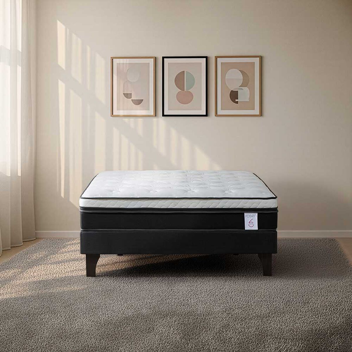 Cama Europea Rosen 2 Plazas New Style 6