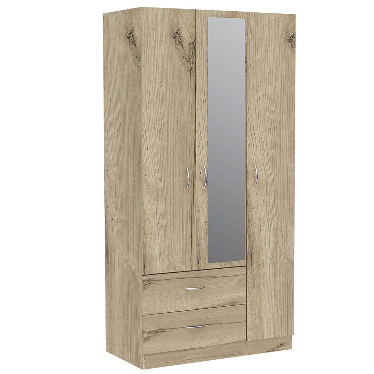 Clóset TuHome Z-90 2 Cajones Duna/Blanco