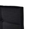 Cama Europea Rosen Base Dividida 2 Plazas Tempo + Respaldo Issey Grafito + C&oacute;moda Baker Grafito
