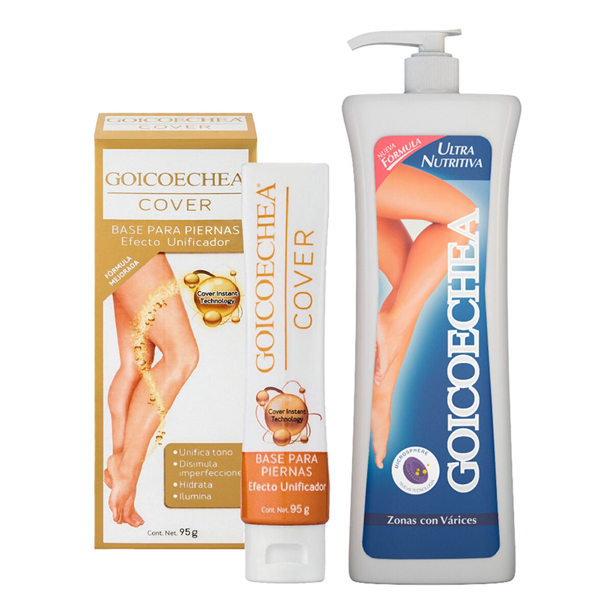Pack Goicoechea Cover Piernas 95g + Ultranutritiva 200 ml