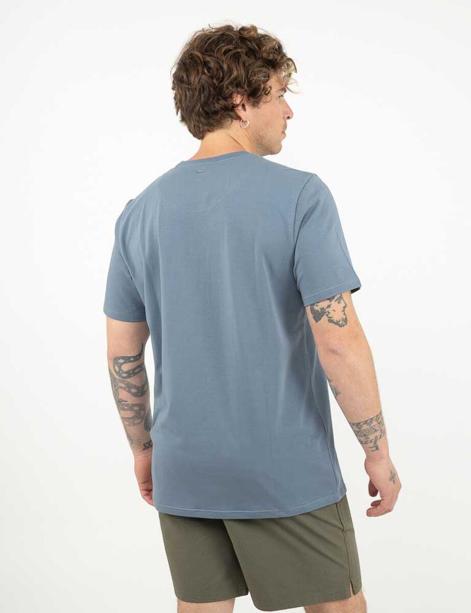 Polera Con Estampado Manga Corta Hombre Zibel