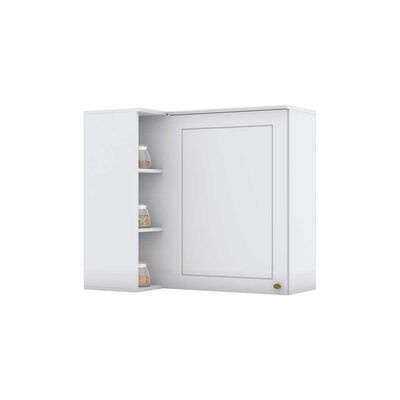 Imagen 2 del producto Combo Cocina Esquinero Mueble Aéreo + Base Americana Blanco