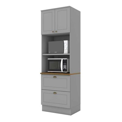 Imagen 1 del producto Mueble de Cocina Home Mobili Americana 2 Cajones 2 Puertas Gris