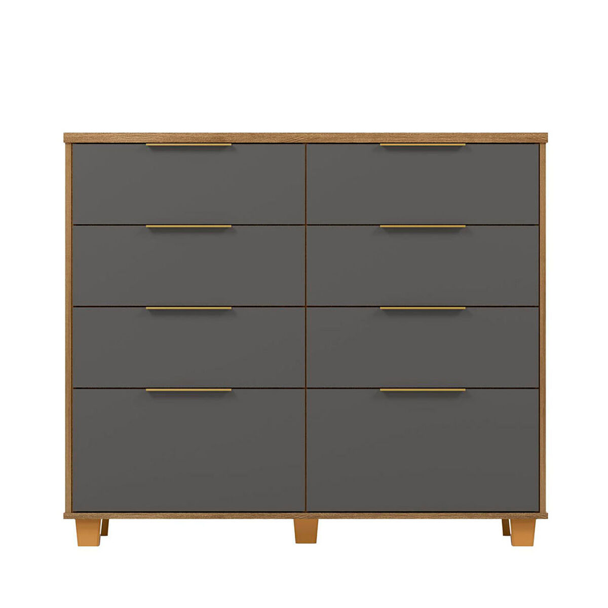C&oacute;moda Vekkahome Dubai 8 Cajones Gris