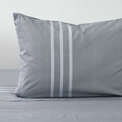 Imagen 2 del producto Juego de Sábanas American Family 1,5 Plazas Trami 144 Hilos Gris