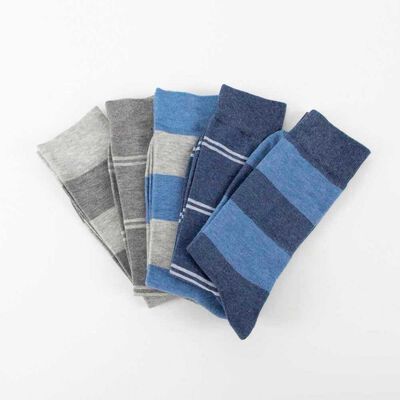 Imagen 2 del producto Pack 5 Calcetines Hombre Portman Club Azul