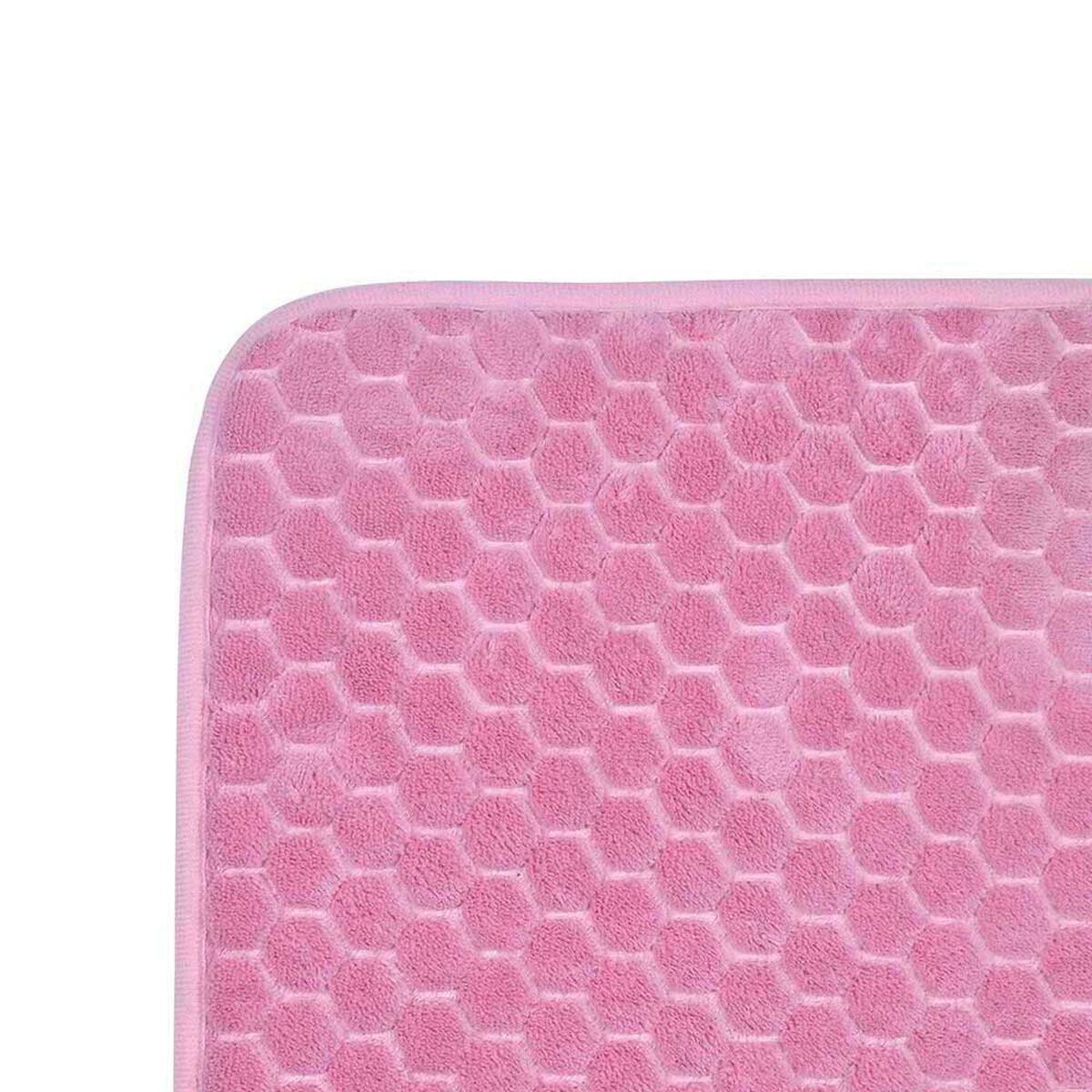 Set Cortina de Ba&ntilde;o +  Piso 3 Piezas Mashini Casta&ntilde;o