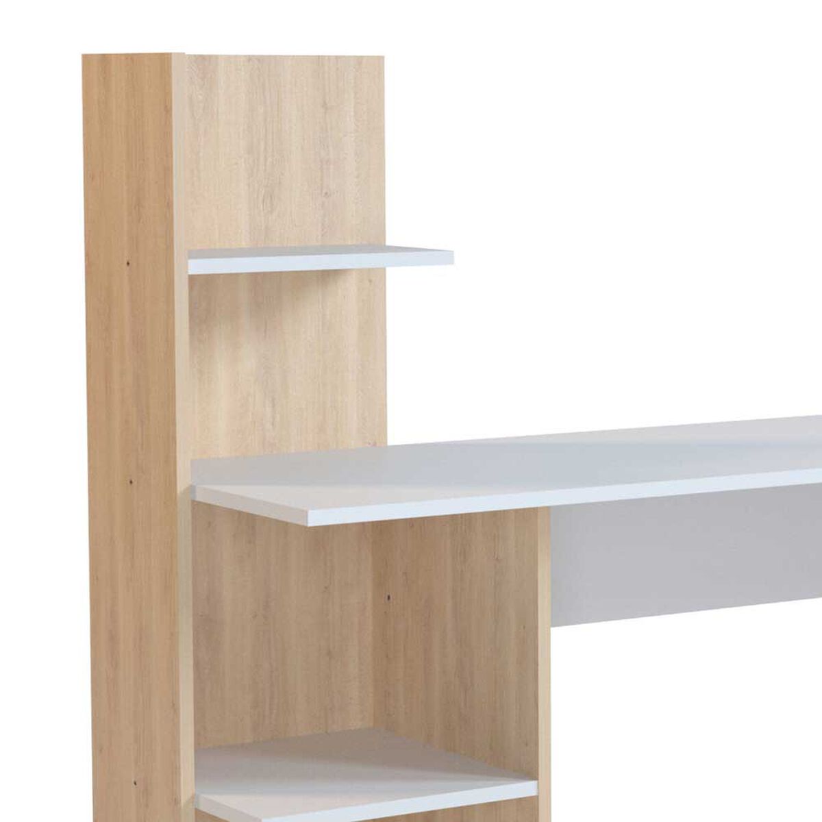 Escritorio Silcosil Biblioteca Blanco Madera