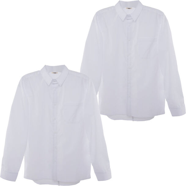 Pack 2 Camisa Escolar Niño Talla 6 Crescendo