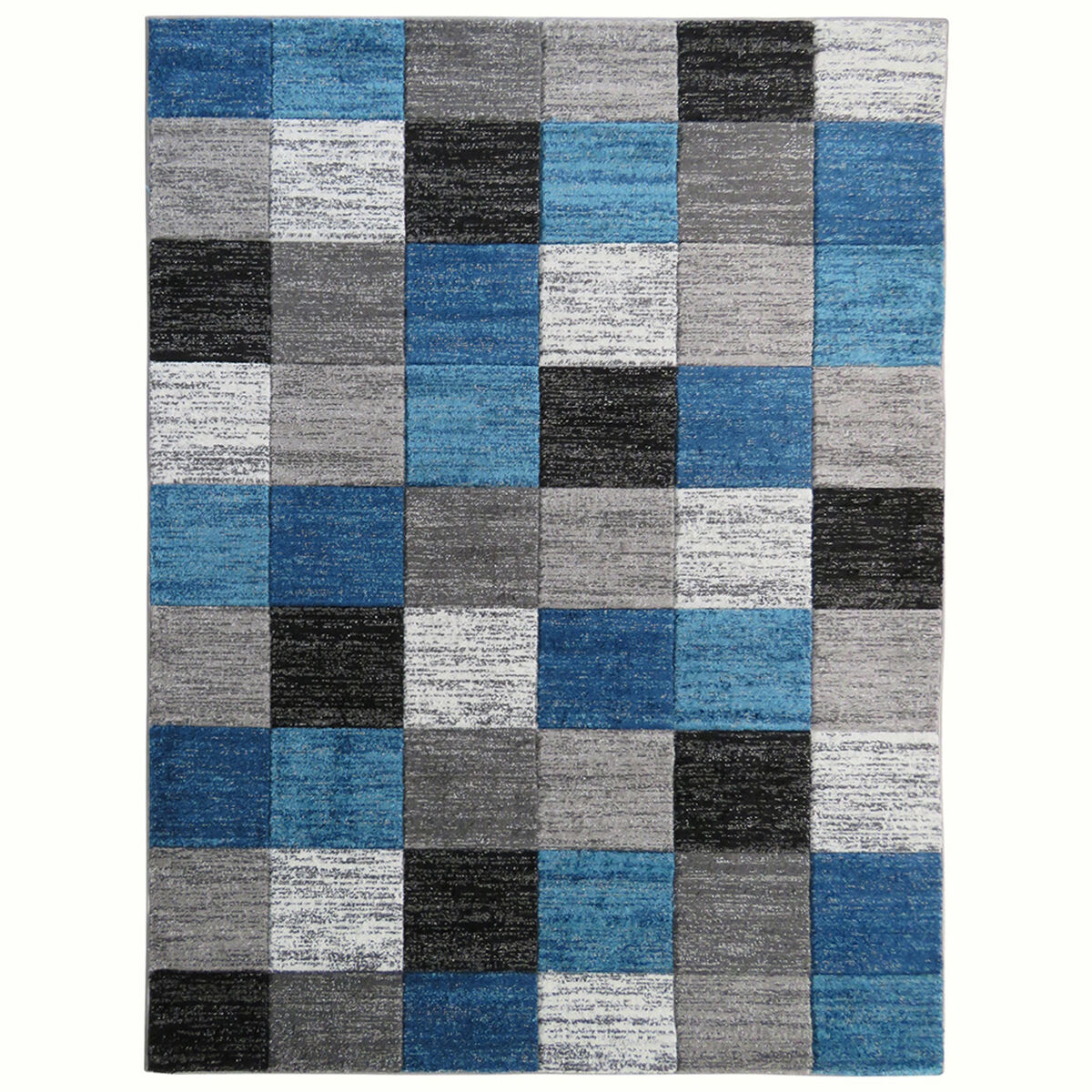 Alfombra Frise Carved Florida D4 80X120 Cm Blue