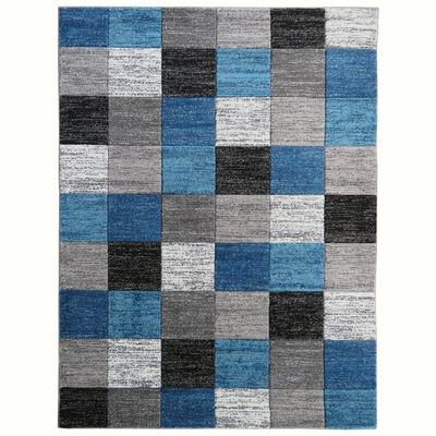 Alfombra Frise Carved Florida D4 80X120 Cm Blue